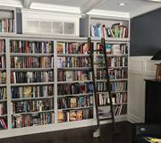 custom built book shelves